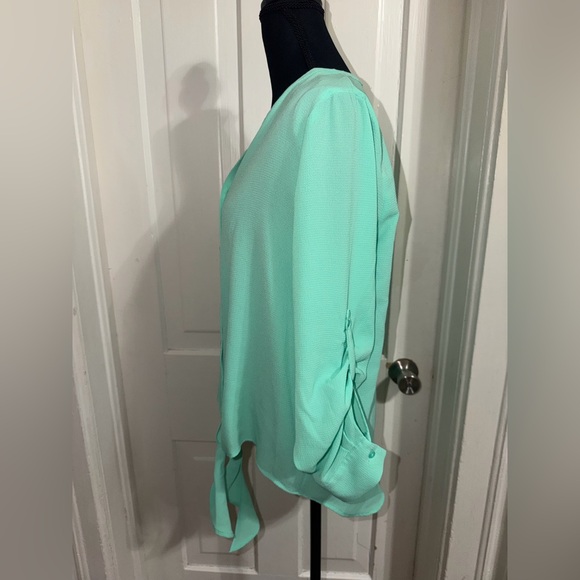 Women's size medium, Apt. 9 Mint Button Down Women's Shirt, top, blouse - Picture 5 of 6